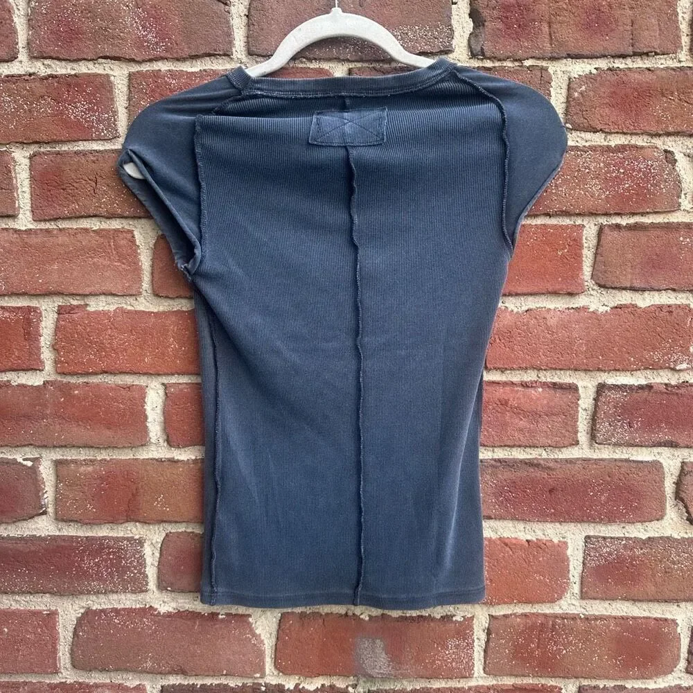 Free People X We the Free Ever Had Black T Shirt Womens M NWOT